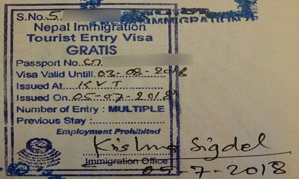 tourist visa from nepal to usa